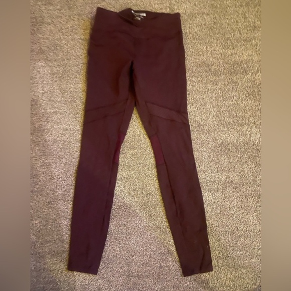 Forever 21 xs burgundy leggings